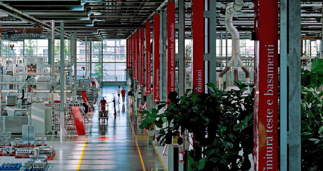 Interior Factoría Ferrari