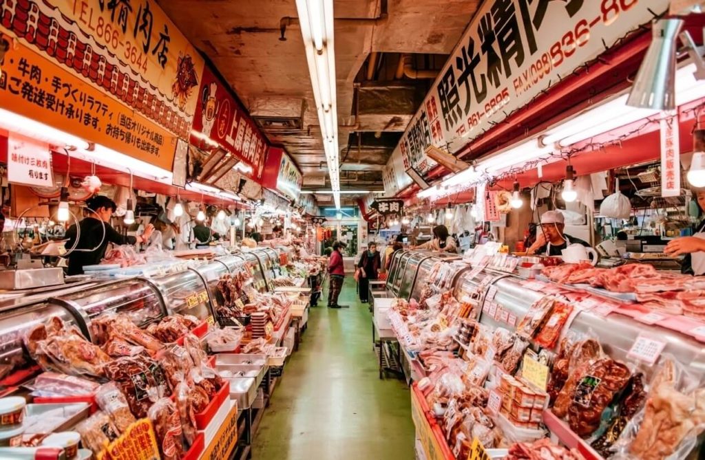 Mercado Makishi en Okinawa