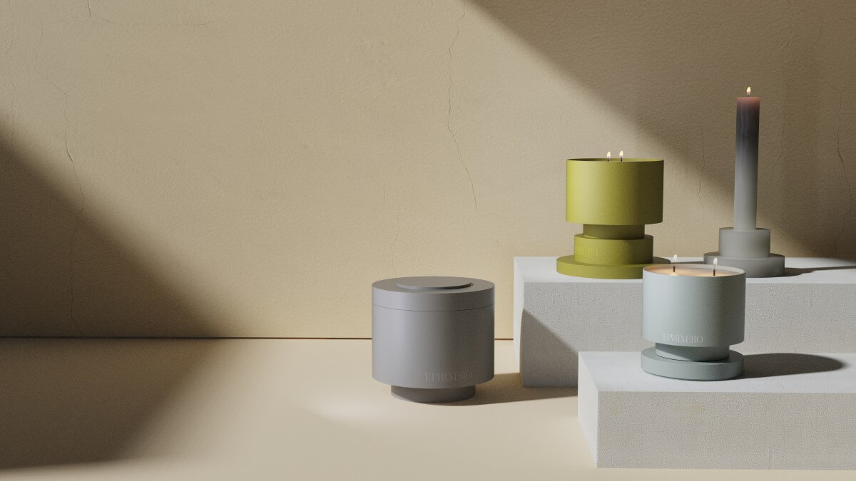 Velas ecológicas Ephimero