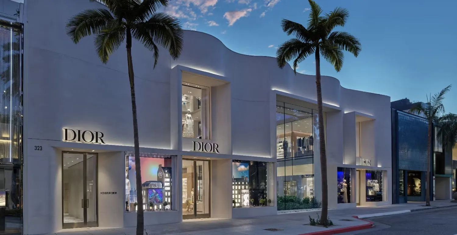 Tienda Dior en Rodeo Drive, Los Ángeles