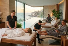 Spa de un hotel de lujo aplicando terapias wellness