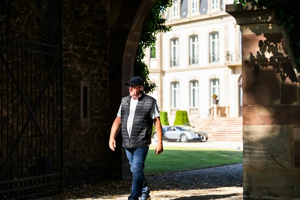 Patrick Burk, empleado de Bugatti se jubila