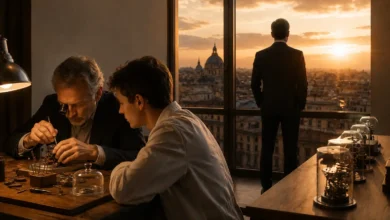 El CEO de una marca de lujo junto a un artesano y un parendiz
