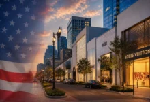 Distrito de tiendas de lujo en Dallas, Texas