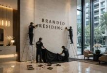 Edificio de tipo residencia de marca