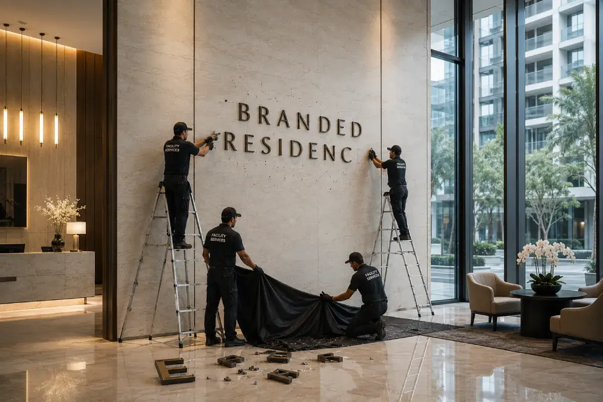 Edificio de tipo residencia de marca