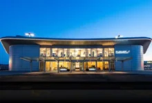 Terminal Flexjet en el aeropuerto Farnborough